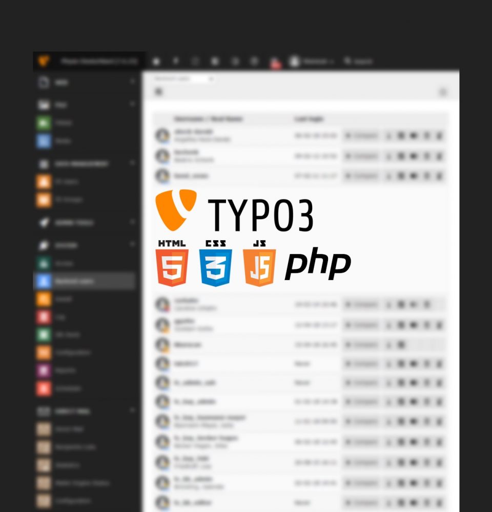 TYPO3 Leistungen TYPO3 Leistungen